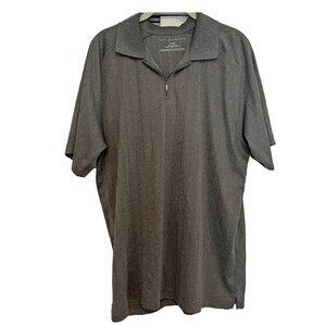 Men's Via Europa Zipped Polo Size L